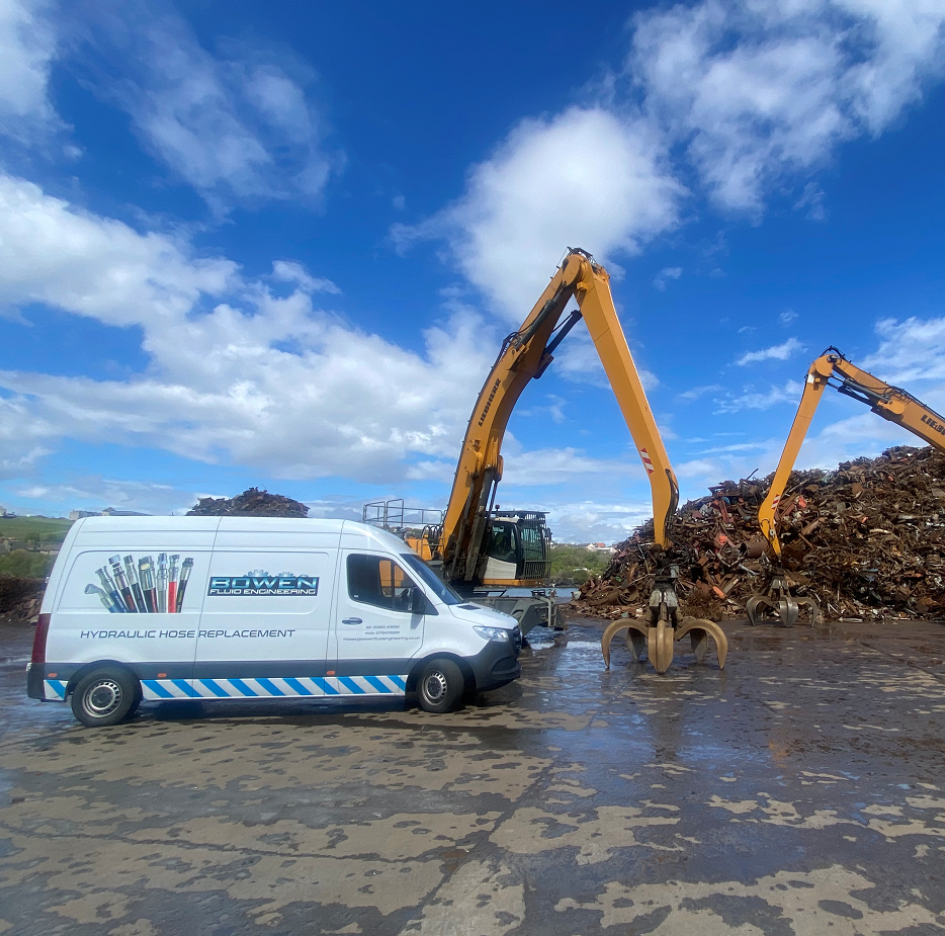 Mobile hose van at Robertsons metals benefit