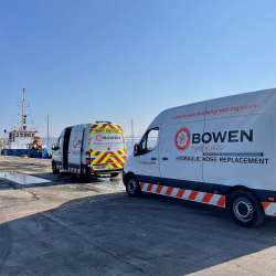 Two vans quayside Gallery