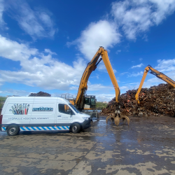 Mobile hose van at Robertsons metals gallery