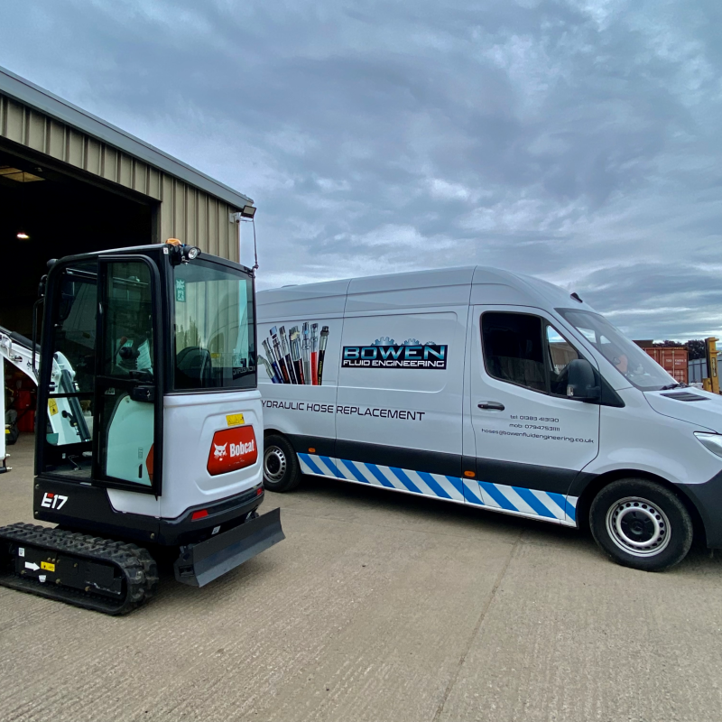 Mobile hose van at bobcat