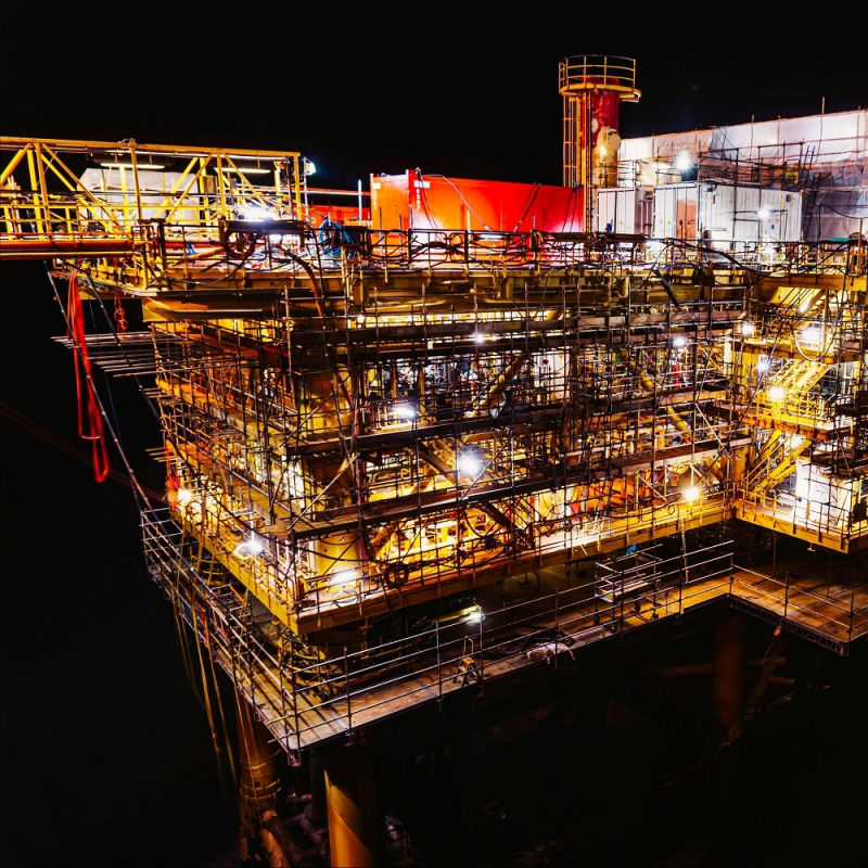 Oil rig gallery